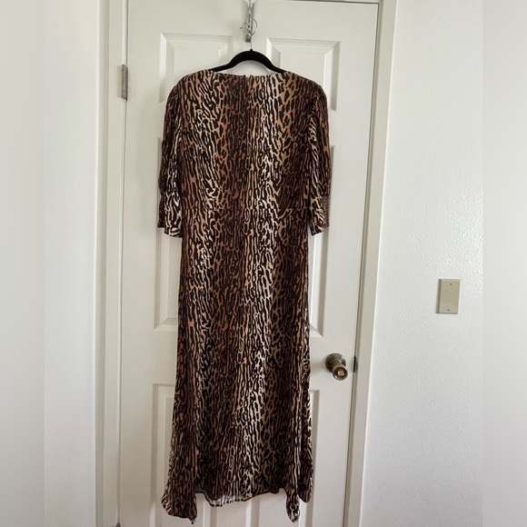RIXO KAREN LEOPARD DRESS - Picture 2 of 7